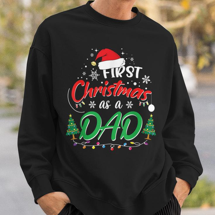 First Christmas As A Dad New Daddy 1St Christmas Sweatshirt Gifts for Him