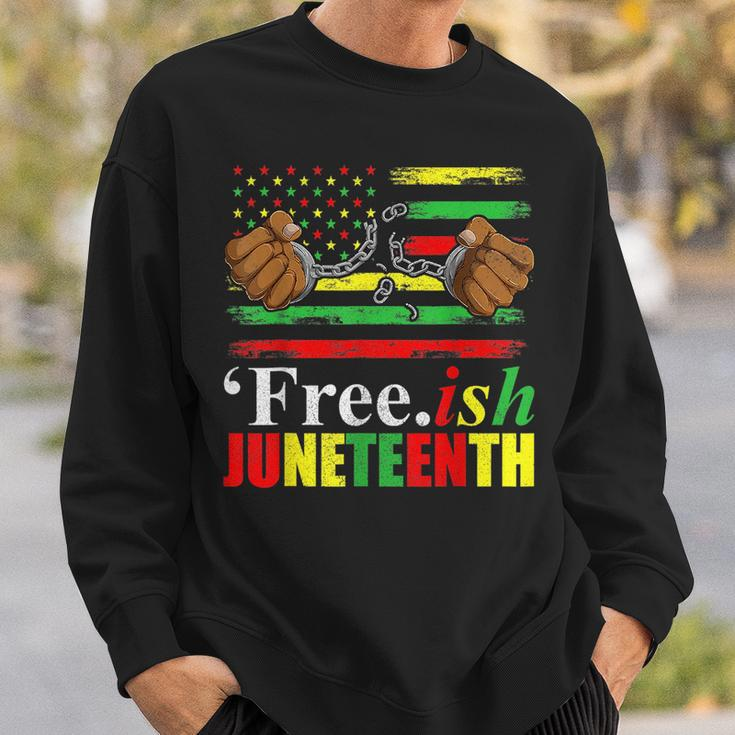 Free Ish Junenth For Men Freeish Since 1865 Flag Sweatshirt Gifts for Him