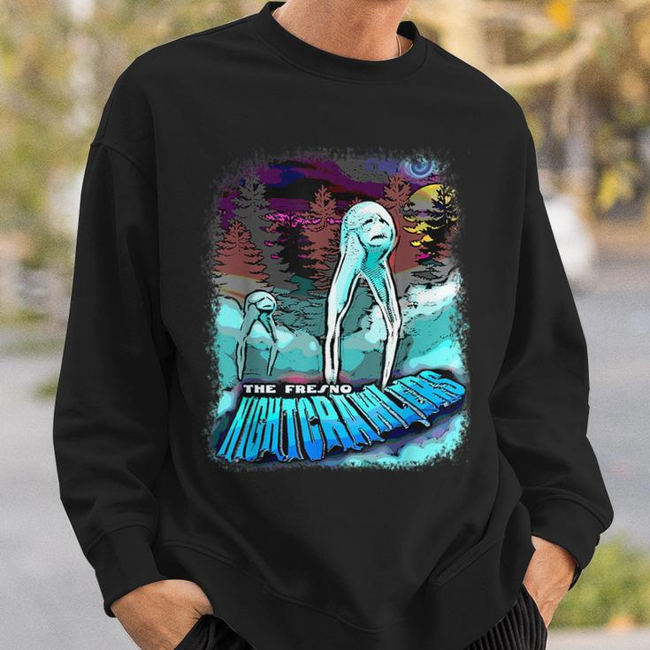 Fresno Nightcrawlers Spooky Creepy Ghost Monsters Sweatshirt Gifts for Him