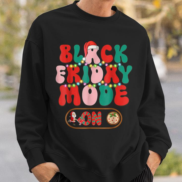 Friday Shopping Crew Mode On Christmas Black Shopping Family Sweatshirt Gifts for Him