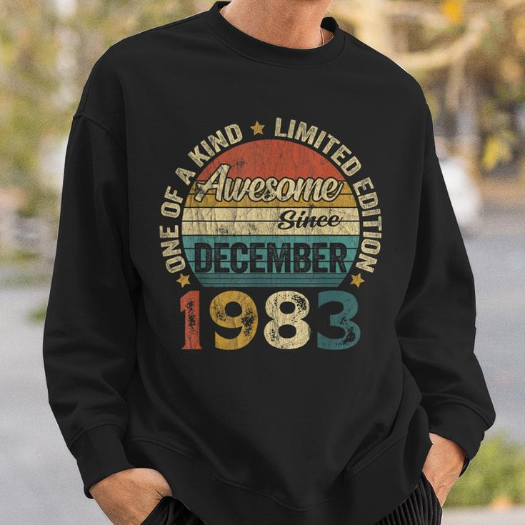 40 Years Old December 1983 Vintage 40Th Birthday Sweatshirt Gifts for Him