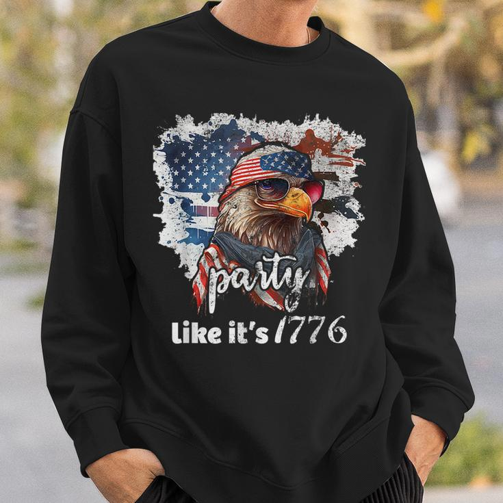 Funny 4Th Of July American Flag And Eagle Cool 4Th Of July Sweatshirt Gifts for Him