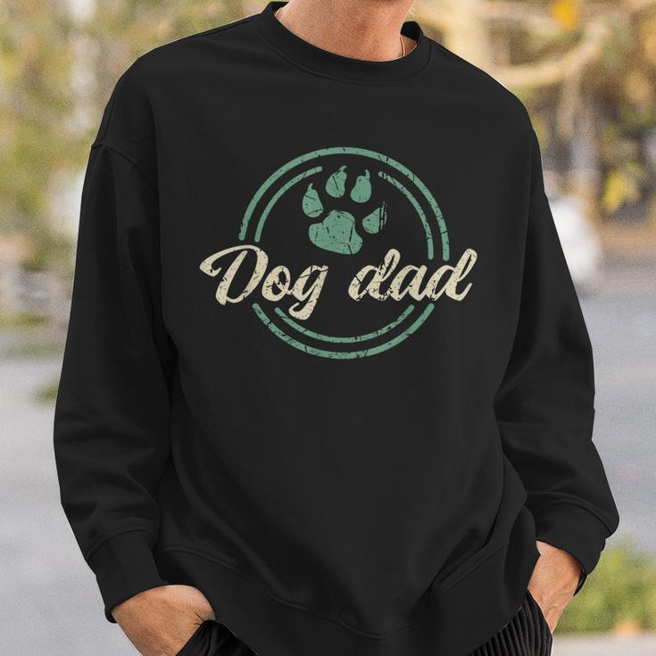 Funny Father Design Cool Fathers Day For Lovers Dog Father Sweatshirt Gifts for Him