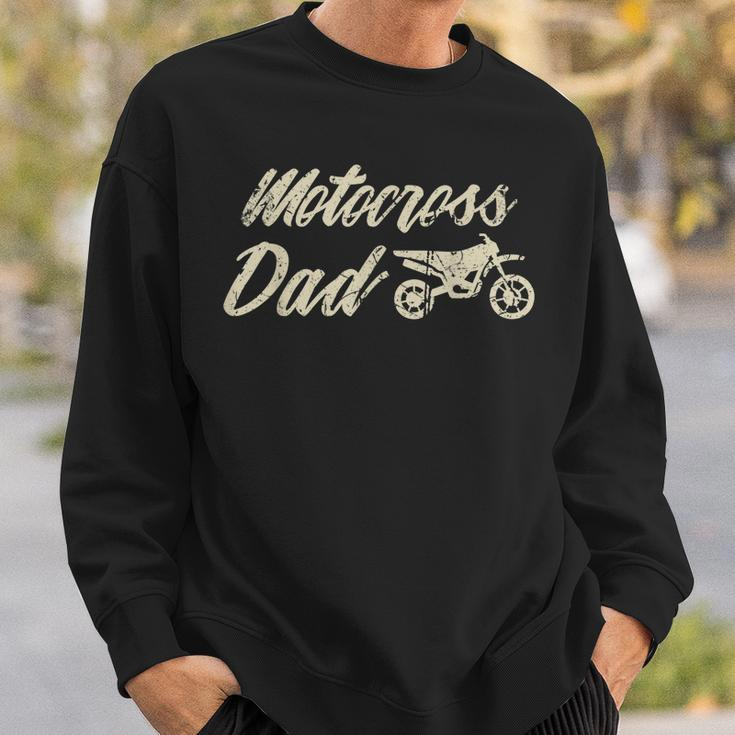 Funny Father Design Fathers Day For Lovers Motocross Sweatshirt Gifts for Him