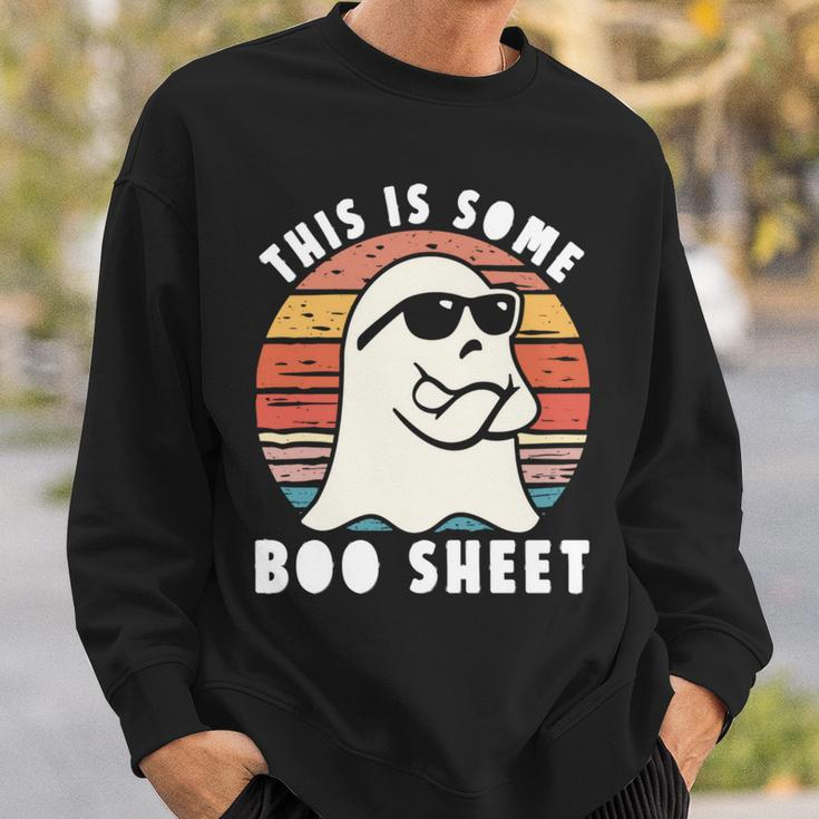 Halloween Boo Ghost This Is Some Boo Sheet Costume Sweatshirt Gifts for Him