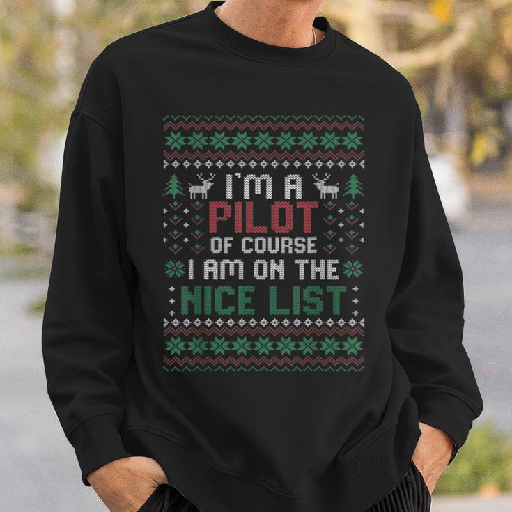 I'm A Pilot Ugly Christmas Sweaters Sweatshirt Gifts for Him