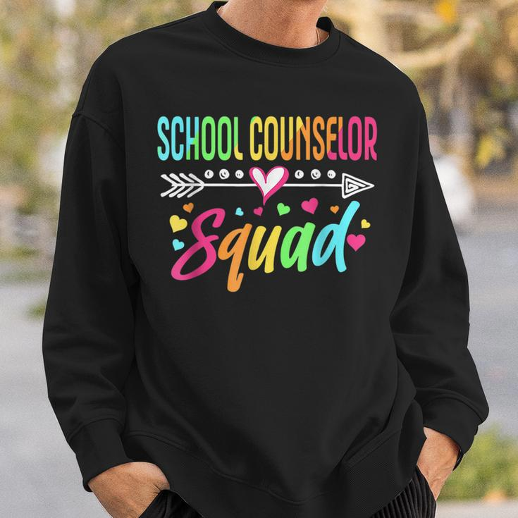 Funny School Counselor Squad Welcome Back To School Gift Sweatshirt Gifts for Him