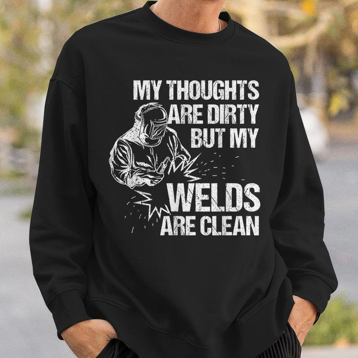 Funny Welding Designs For Men Dad Metal Workers Blacksmith Sweatshirt Gifts for Him