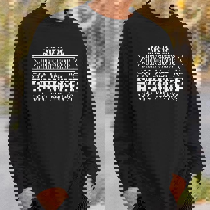 Working & Profession Building Surveyor Sweatshirt Gifts for Him