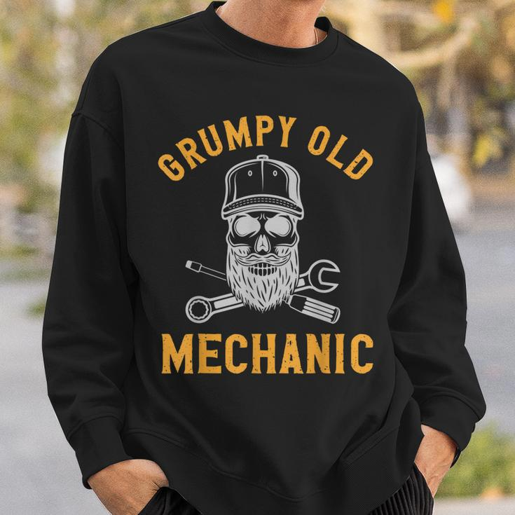 Garage Automechanic Car Guy Grumpy Old Mechanic Gift For Mens Sweatshirt Gifts for Him