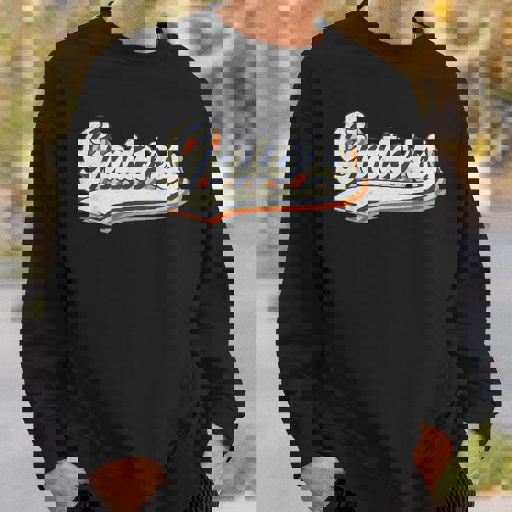 Gators Name Personalized Vintage Retro Gators Sport Name Sweatshirt Gifts for Him