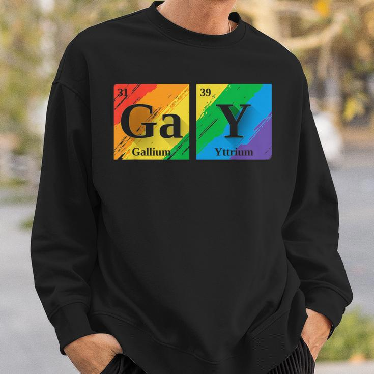 Gay Periodic Elements Gift For Gay Friend Men Lgbt Science Sweatshirt Gifts for Him
