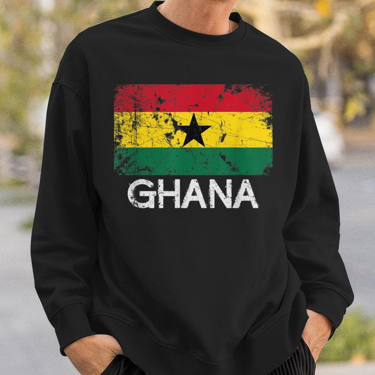 Ghanaian Flag | Vintage Made In Ghana Gift Sweatshirt Gifts for Him