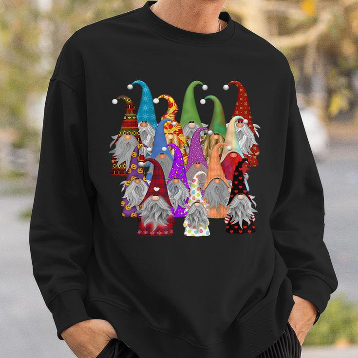 Gnome Autumn Garden Yard Kitchen Decorations Autumn Sweatshirt Gifts for Him