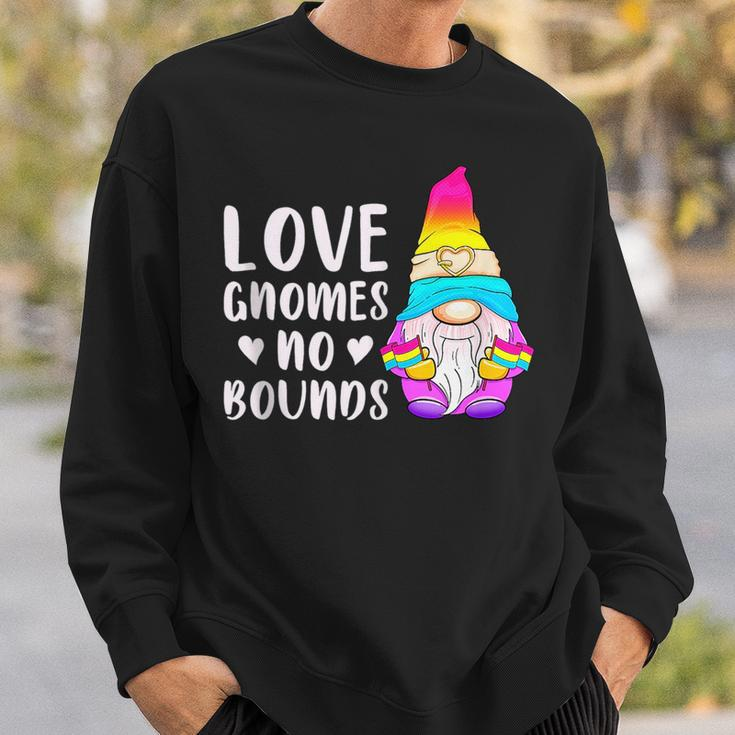 Gnome Pansexual Lgbt Pride Pan Colors Sweatshirt Gifts for Him