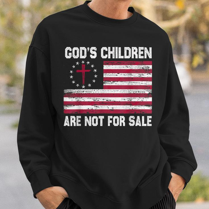 Gods Children Are Not For Sale Funny Quote Gods Children Sweatshirt Gifts for Him