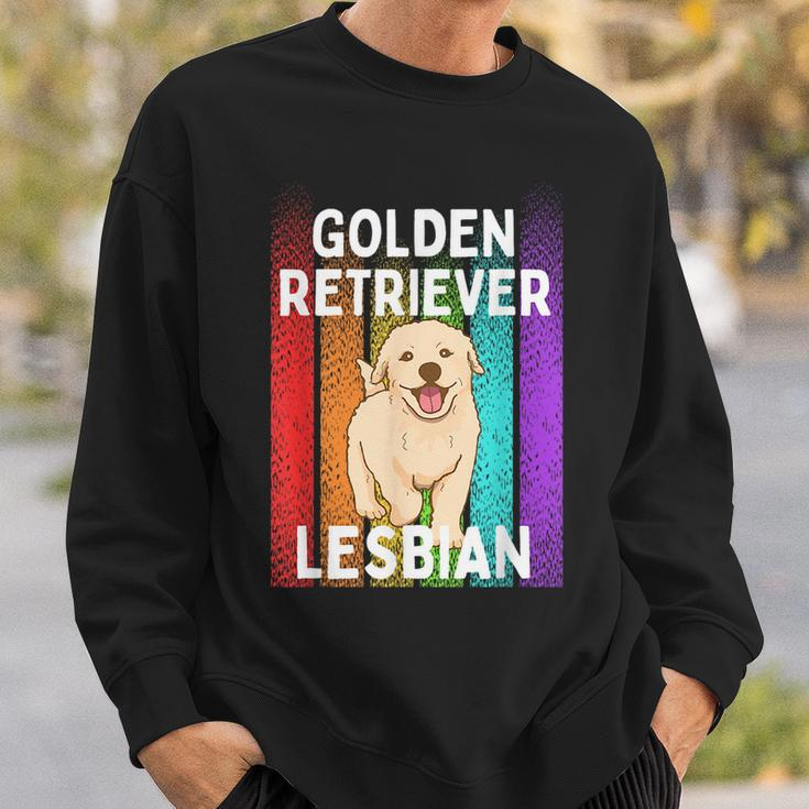 Golden Retriever Lesbian Sweatshirt Gifts for Him