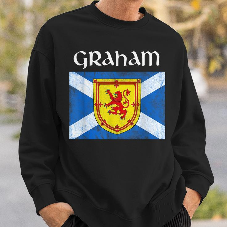 Graham Scottish Clan Name Gift Scotland Flag Festival Graham Funny Gifts Sweatshirt Gifts for Him