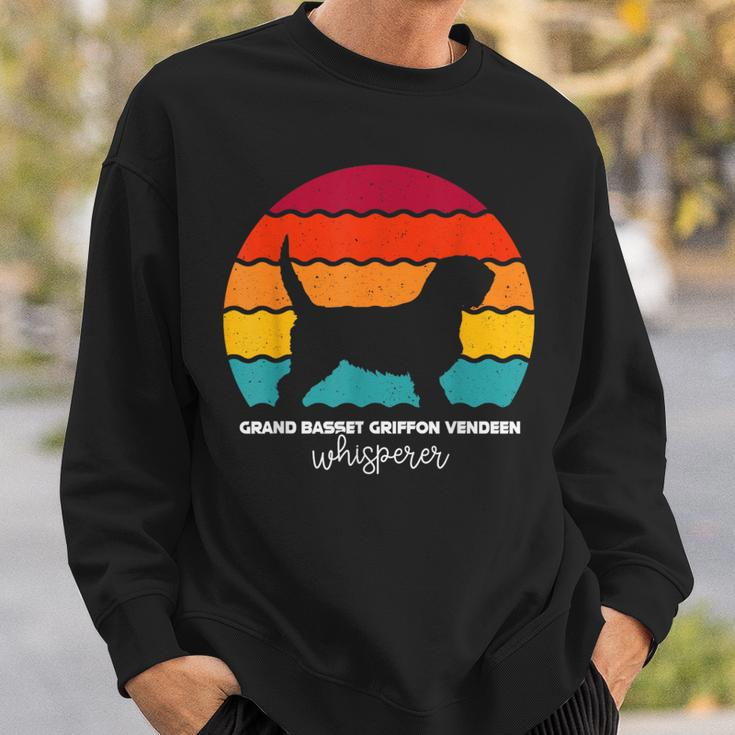Grand Basset Griffon Vendeen Whisperer Sweatshirt Gifts for Him