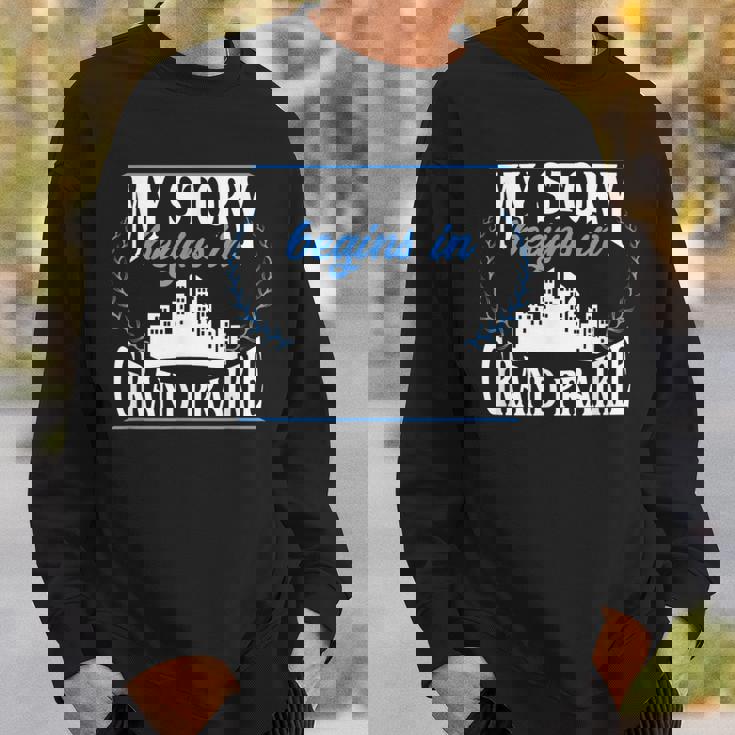 Grand Prairie Born In Grand Prairie Sweatshirt Gifts for Him
