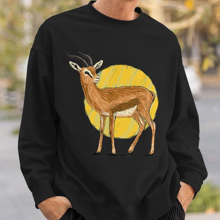 Great Gazelle Thomson Gazelle Savannah Desert African Sweatshirt Gifts for Him