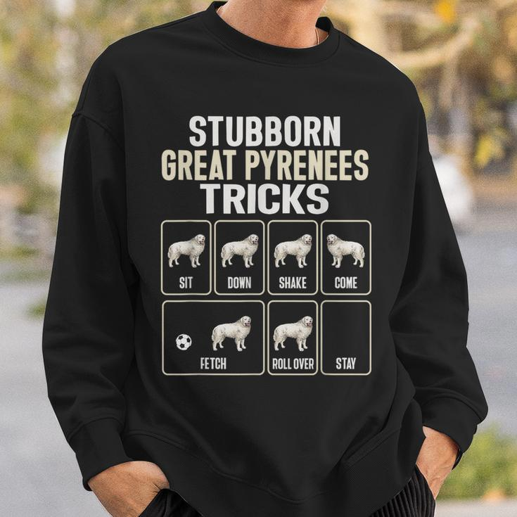 Great Pyrenees Dog Stubborn Great Pyrenees Tricks Sweatshirt Gifts for Him