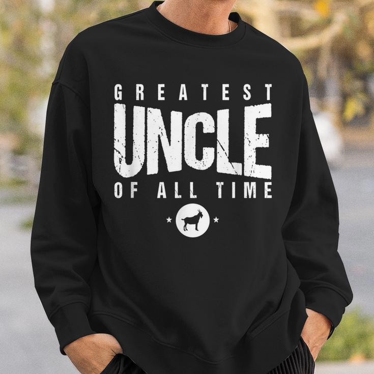 Greatest Uncle Of All Time Uncles Day 1 Best Uncle Goat Sweatshirt Gifts for Him