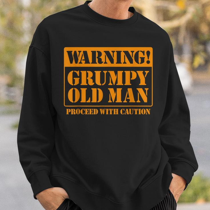 Grumpy Old Man For Grandfathers Dads Fathers Day Gift For Mens Sweatshirt Gifts for Him