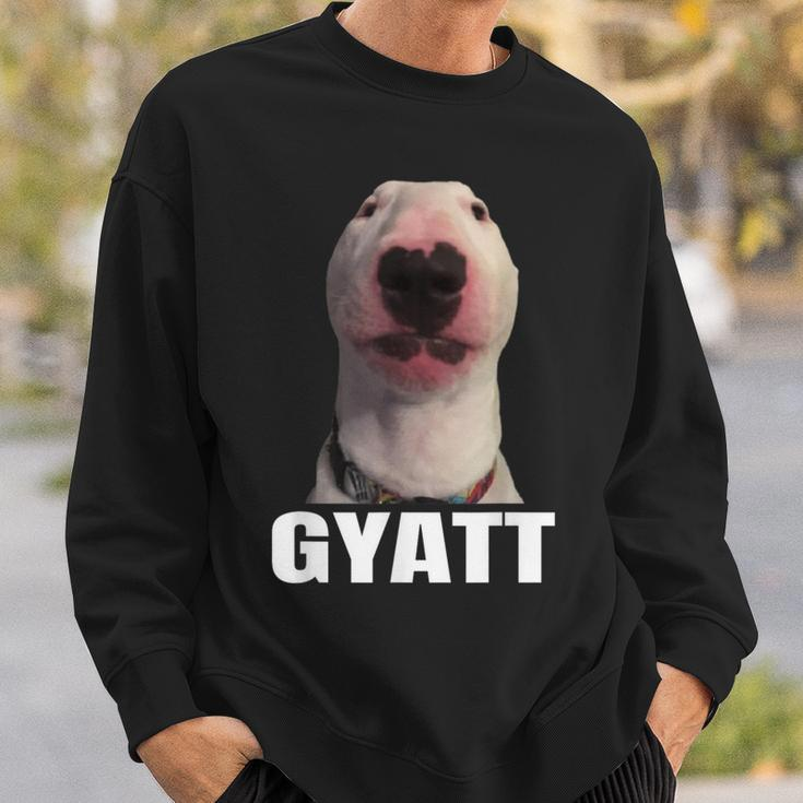 Gyatt Meme Damn Trend Reaction Cringe Gyatt Sweatshirt Gifts for Him