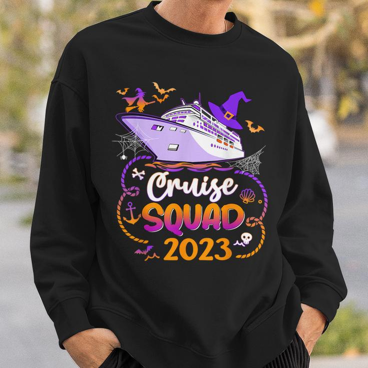 Halloween Cruise Squad 2023 Matching Cruising Crew Vacation Sweatshirt Gifts for Him