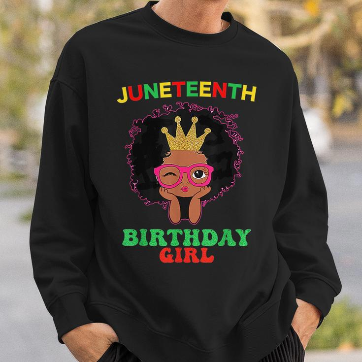 Happy Junenth My Independence Afro Black Birthday Girl Sweatshirt Gifts for Him