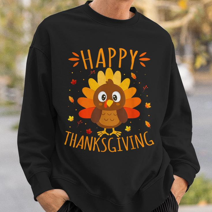Happy Thanksgiving For Turkey Day Family Dinner Sweatshirt Gifts for Him