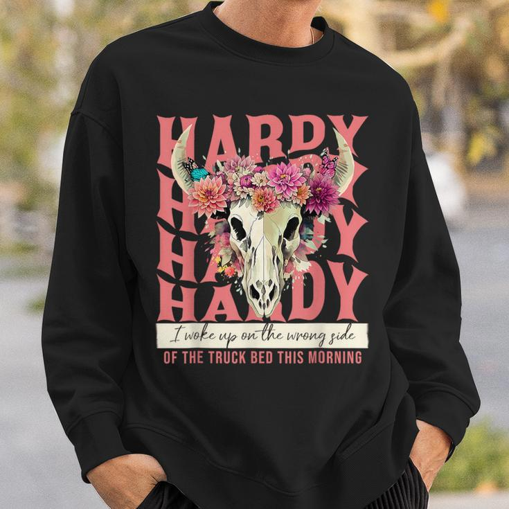 Hardy I Woke Up On The Wrong Side Of The Truck Bed Sweatshirt Gifts for Him