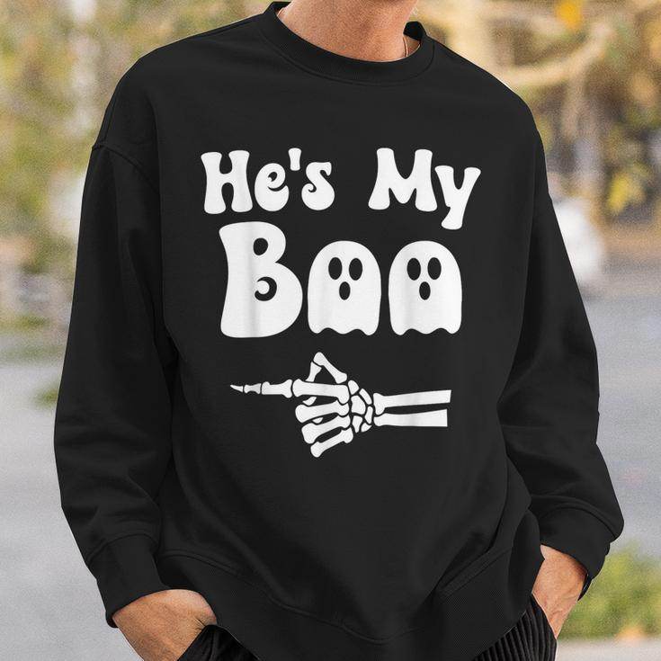 He's My Boo Matching Halloween Pajama Couples He's My Boo Sweatshirt Gifts for Him