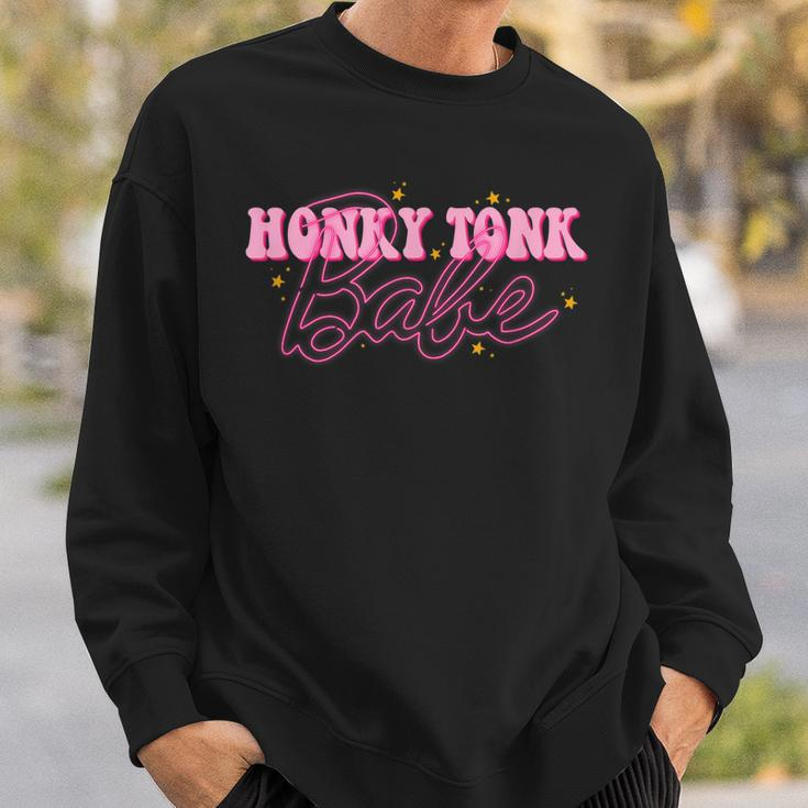 Honky Tonk Babe Space Cowgirl Outfit 70S Costume For Women Sweatshirt Gifts for Him