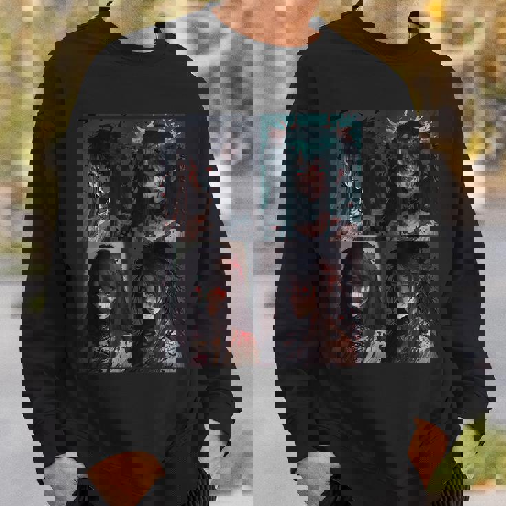 Horror Anime Girl Japanese Aesthetic Anime Otaku Japanese Sweatshirt Gifts for Him