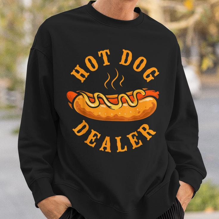 Hot Dog Adult Hot Dog Dealer Sweatshirt Gifts for Him