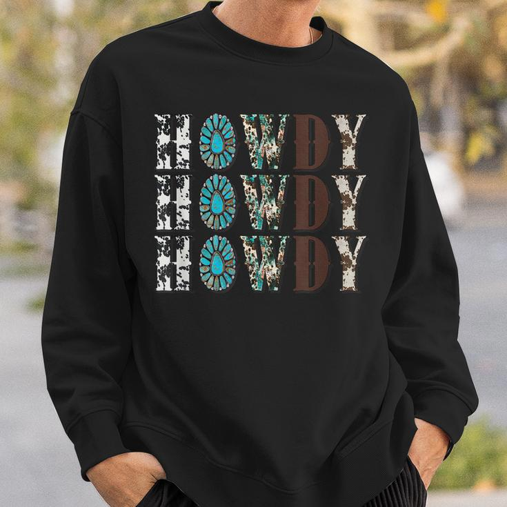 Howdy Rodeo Western Country Cowboy Cowgirl Southern Vintage Sweatshirt Gifts for Him