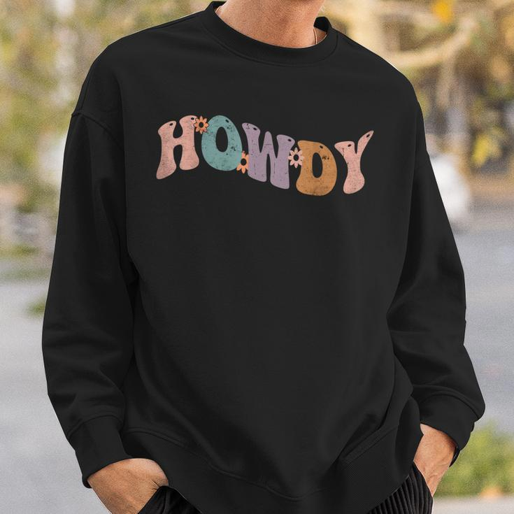 Howdy Rodeo Western Country Southern Cowgirl Vintage Gift For Women Sweatshirt Gifts for Him