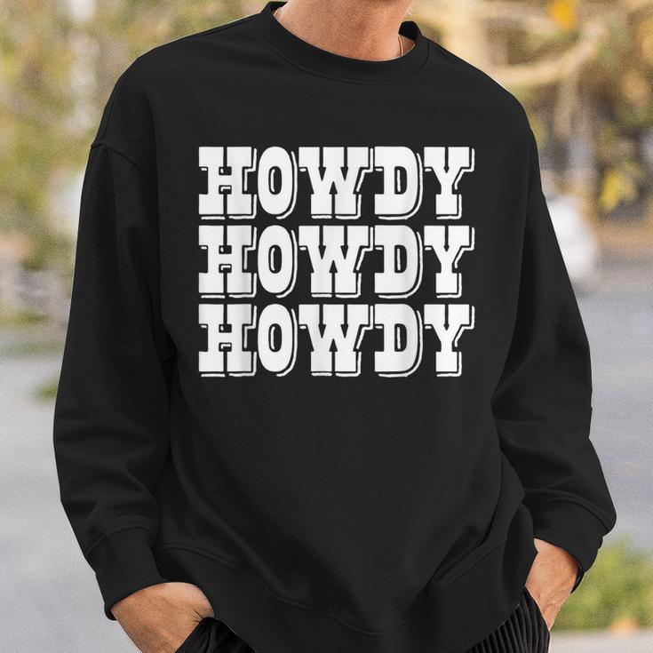 Howdy Western Cowboy Cowgirl Rodeo Country Southern Girl Sweatshirt Gifts for Him