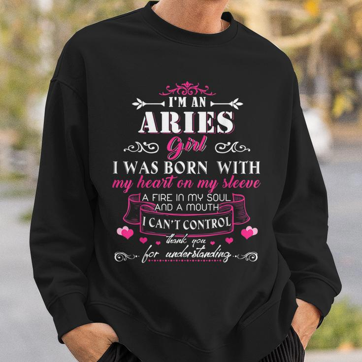 Im An Aries Woman Funny Aries Aries Funny Gifts Sweatshirt Gifts for Him