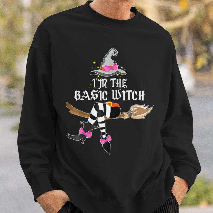 I'm The Basic Witch Halloween Matching Costume Sweatshirt Gifts for Him