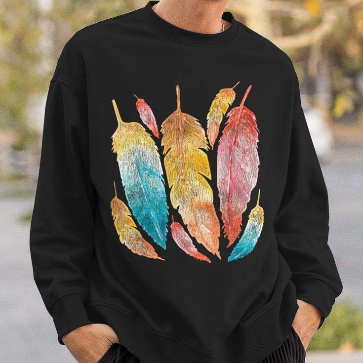 Indigenous Feathers Native American Roots Native American Sweatshirt Gifts for Him