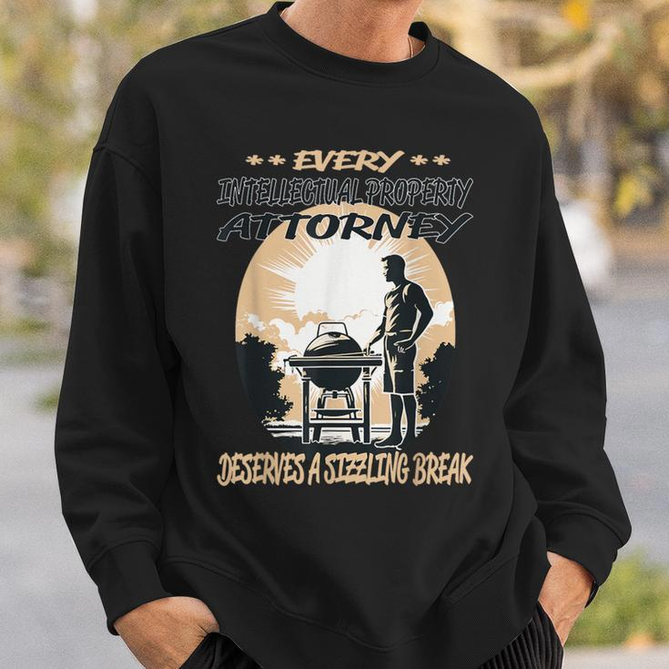 Intellectual Property Attorney Bbq Chef Or Grill Fun Sweatshirt Gifts for Him