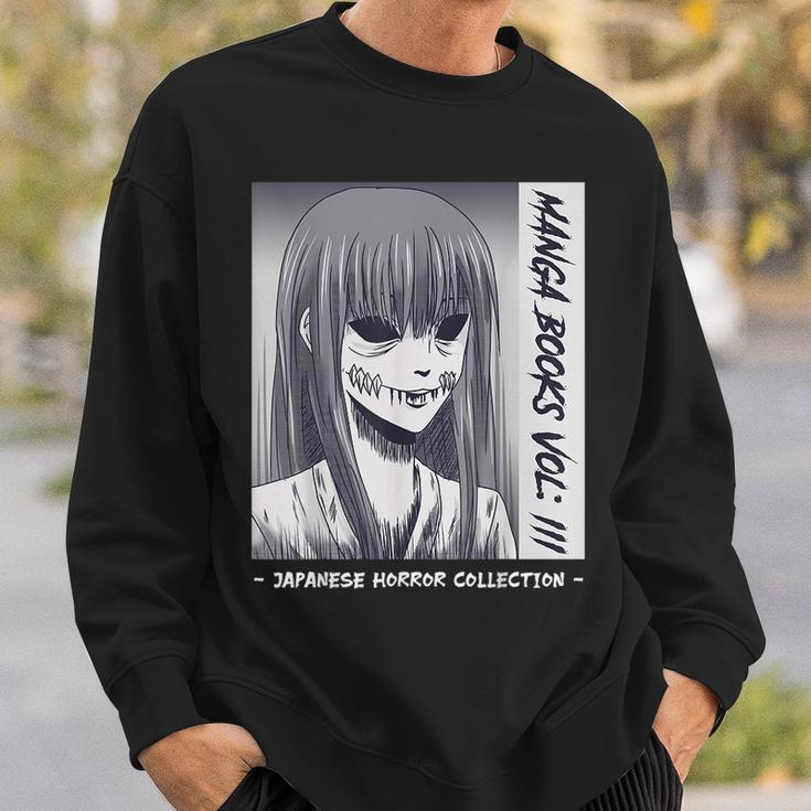 Japanisches Horror Zwei Gesichter Yurei Bakemono Obake Horror Sweatshirt Gifts for Him