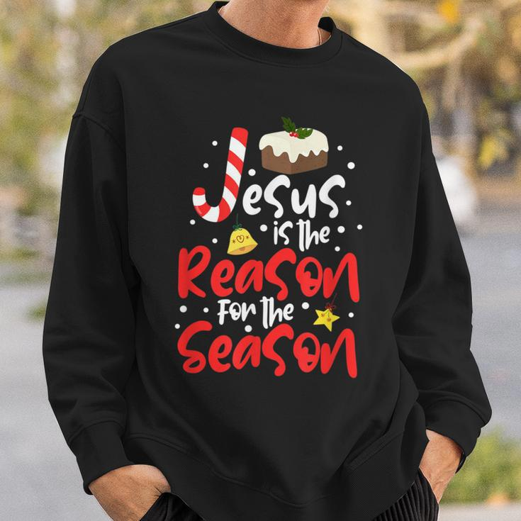 Jesus Is The Reason For The Season Christmas Holiday Sweatshirt Gifts for Him