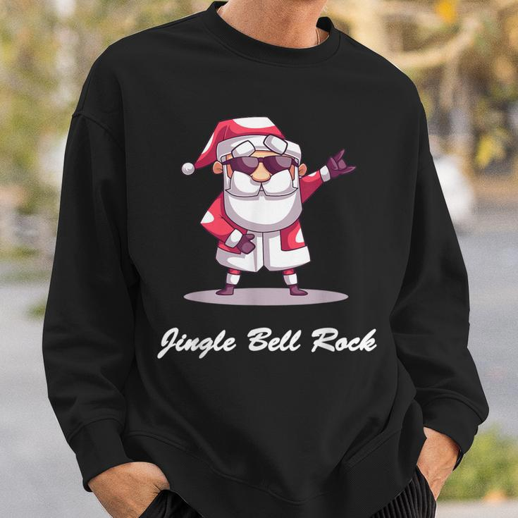 Jingle Bell Rock Santa Christmas Sweater- Sweatshirt Gifts for Him