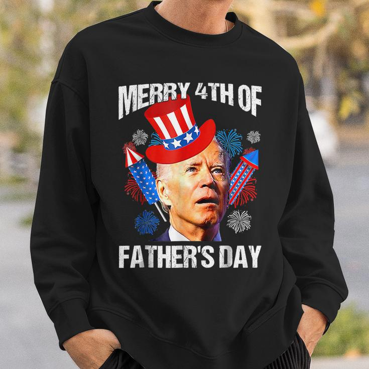 Joe Biden Confused Merry 4Th Of Fathers Day Fourth Of July Sweatshirt Gifts for Him