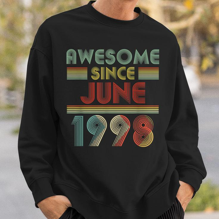 June 1998 21 Years Old 21St Birthday Decorations Sweatshirt Gifts for Him