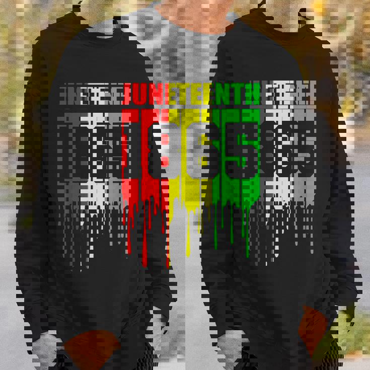 Junenth 1865 African Flag Color Celebrate Junenth Sweatshirt Gifts for Him